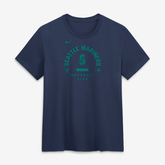 Seattle Mariners Nike Women's Authentic Collection Early Work Tri-Blend Dri-FIT T-Shirt - Navy T-shirts