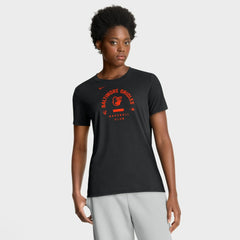 Baltimore Orioles Nike Women's Authentic Collection Early Work Tri-Blend Dri-FIT T-Shirt - Black T-shirts