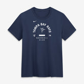 Tampa Bay Rays Nike Women's Authentic Collection Early Work Tri-Blend Dri-FIT T-Shirt - Navy T-shirts