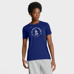 Los Angeles Dodgers Nike Women's Authentic Collection Early Work Tri-Blend Dri-FIT T-Shirt - Royal T-shirts