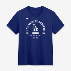 Los Angeles Dodgers Nike Women's Authentic Collection Early Work Tri-Blend Dri-FIT T-Shirt - Royal T-shirts