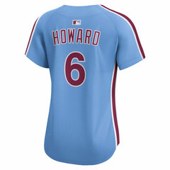 MLB Ryan Howard Philadelphia Phillies Nike Women's Alternate Limited Jersey - Light Blue
