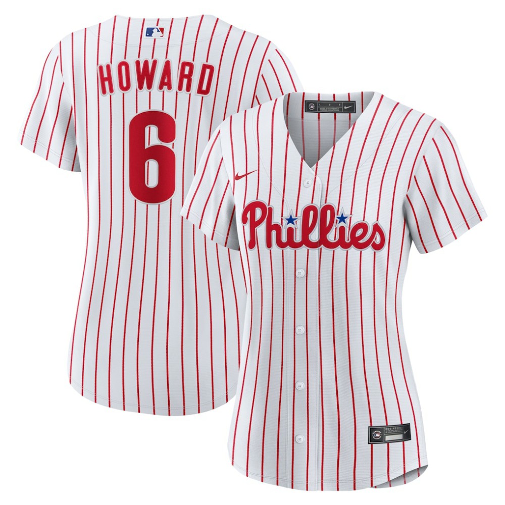 MLB Ryan Howard Philadelphia Phillies Nike Women's Replica Jersey - White