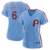 MLB Ryan Howard Philadelphia Phillies Nike Women's Replica Jersey - Light Blue