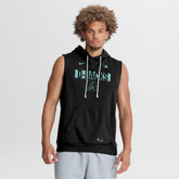Arizona Diamondbacks Nike Authentic Collection Standard Issue Dri-FIT Sleeveless Hoodie - Black Hoodies
