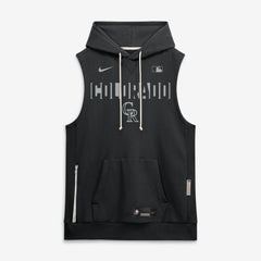Colorado Rockies Nike Authentic Collection Standard Issue Dri-FIT Sleeveless Hoodie - Black Hoodies