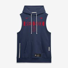 Boston Red Sox Nike Authentic Collection Standard Issue Dri-FIT Sleeveless Hoodie - Navy Hoodies