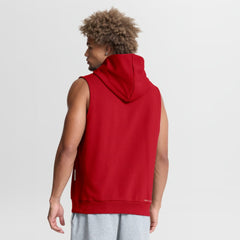 Philadelphia Phillies Nike Authentic Collection Standard Issue Dri-FIT Sleeveless Hoodie - Red Hoodies