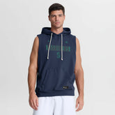 Seattle Mariners Nike Authentic Collection Standard Issue Dri-FIT Sleeveless Hoodie - Navy Hoodies