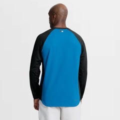 Miami Marlins Nike Authentic Collection Raglan Dri-FIT Sweatshirt - Blue Sweatshirts