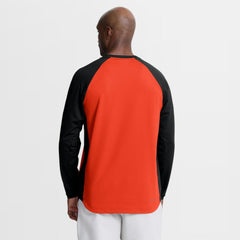 San Francisco Giants Nike Authentic Collection Raglan Dri-FIT Sweatshirt - Orange Sweatshirts