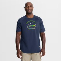 Tampa Bay Rays Nike Authentic Collection Batting Practice Pre-Game Raglan Dri-FIT Top - Navy Tops