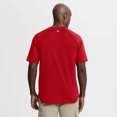 Philadelphia Phillies Nike Authentic Collection Batting Practice Pre-Game Raglan Dri-FIT Top - Red Tops