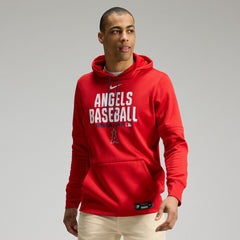 Los Angeles Angels Nike Authentic Collection Therma-FIT Hoodie - Red Hoodies