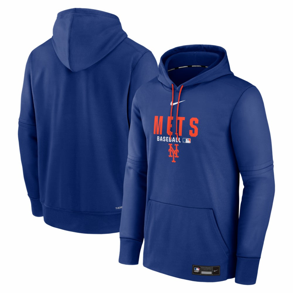New York Mets Nike Authentic Collection Therma-FIT Hoodie - Royal Hoodies