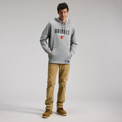 Baltimore Orioles Nike Authentic Collection Therma-FIT Hoodie - Heather Charcoal Hoodies