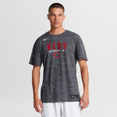 Cincinnati Reds Nike Authentic Collection Velocity Dri-FIT T-Shirt - Black T-shirts