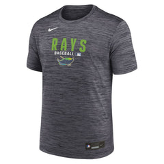 Tampa Bay Rays Nike Authentic Collection Velocity Dri-FIT T-Shirt - Black T-shirts