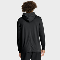 New York Mets Nike Authentic Collection Dri-FIT Long Sleeve Hooded T-Shirt - Black T-shirts