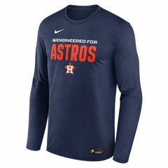 Houston Astros Nike Authentic Collection Legend Dri-FIT Long Sleeve T-Shirt - Navy T-shirts