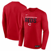 Cincinnati Reds Nike Authentic Collection Legend Dri-FIT Long Sleeve T-Shirt - Red T-shirts