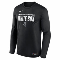 Chicago White Sox Nike Authentic Collection Legend Dri-FIT Long Sleeve T-Shirt - Black T-shirts