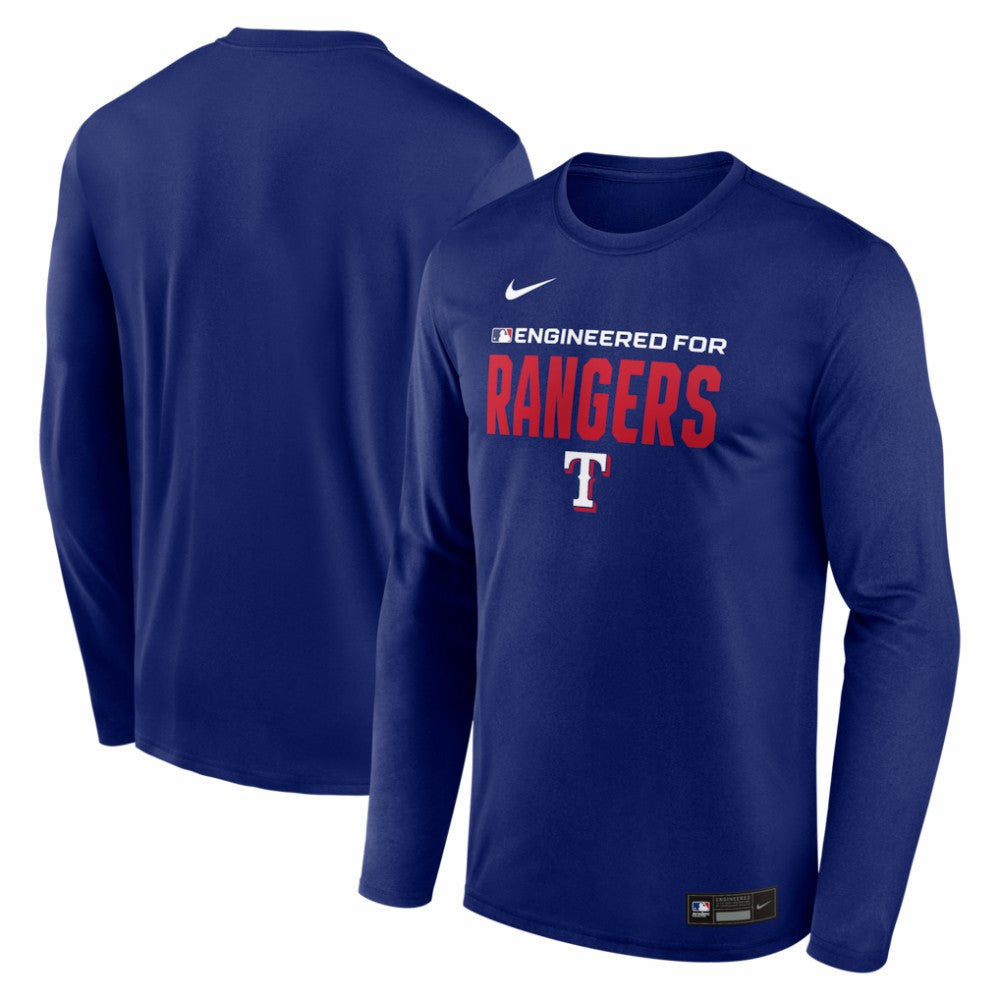 Texas Rangers Nike Authentic Collection Legend Dri-FIT Long Sleeve T-Shirt - Royal T-shirts