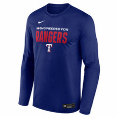 Texas Rangers Nike Authentic Collection Legend Dri-FIT Long Sleeve T-Shirt - Royal T-shirts