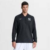 New York Yankees Nike Authentic Collection Dri-FIT Raglan Half-Zip Pullover - Navy Pullover