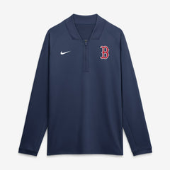 Boston Red Sox Nike Authentic Collection Dri-FIT Raglan Half-Zip Pullover - Navy Pullover