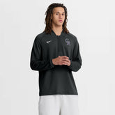 Colorado Rockies Nike Authentic Collection Dri-FIT Raglan Half-Zip Pullover - Black Pullover