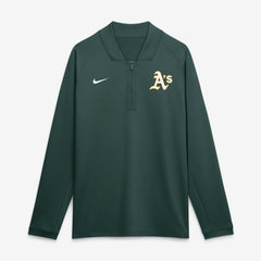 Athletics Nike Authentic Collection Dri-FIT Raglan Half-Zip Pullover - Green Pullover
