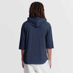 Houston Astros Nike Authentic Collection Flux Dri-FIT Raglan 3/4-Sleeve Hooded T-Shirt - Gray T-shirts