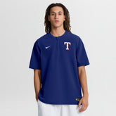 Texas Rangers Nike Authentic Collection Dri-FIT Quarter-Zip Windshirt - Royal