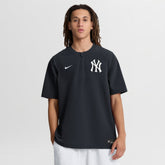 New York Yankees Nike Authentic Collection Dri-FIT Quarter-Zip Windshirt - Navy
