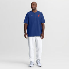 New York Mets Nike Authentic Collection Dri-FIT Quarter-Zip Windshirt - Royal