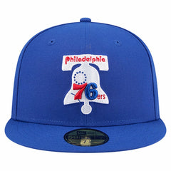 Philadelphia 76ers Core Logo 59FIFTY Fitted Hat Royal
