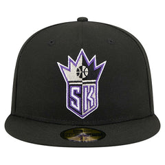 Sacramento Kings Core Logo 59FIFTY Fitted Hat Black