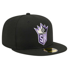 Sacramento Kings Core Logo 59FIFTY Fitted Hat Black