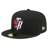 Toronto Raptors Core Logo 59FIFTY Fitted Hat Black
