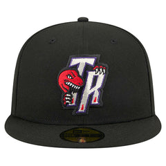 Toronto Raptors Core Logo 59FIFTY Fitted Hat Black
