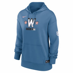Washington Nationals Nike Women's Authentic Collection City Connect Therma Hoodie - Blue Hoodies