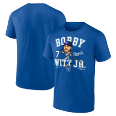 Bobby Witt Jr. Kansas City Royals Fanatics Hometown Caricature T-Shirt - Royal T-shirts