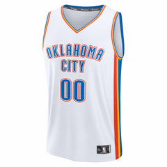 NBA Oklahoma City Thunder Fast Break Custom Jersey - Association Edition - White