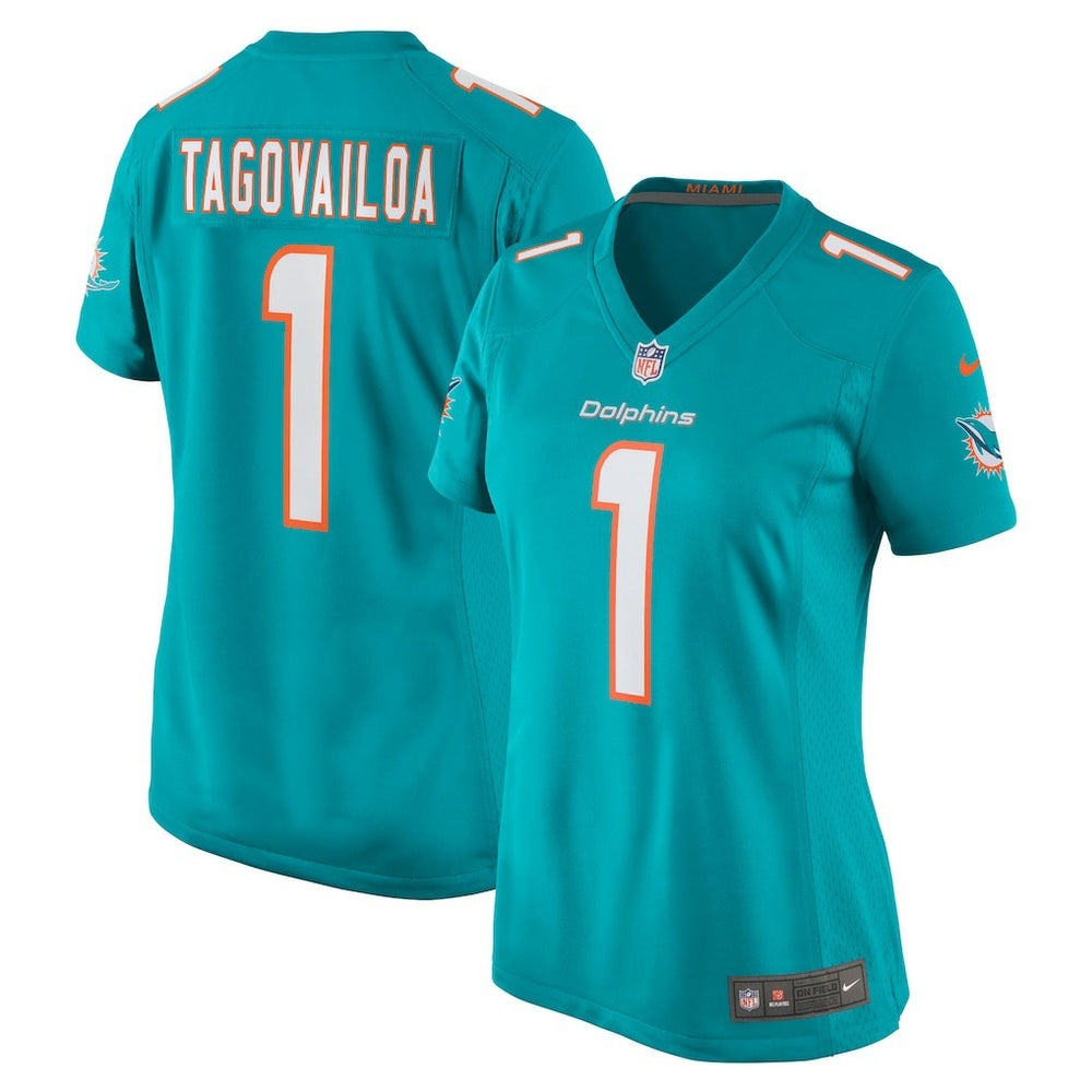 NFL Tua Tagovailoa Miami Dolphins Women's Game Jersey - Aqua