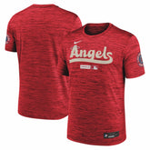 Los Angeles Angels Nike Authentic Collection City Connect Velocity Dri-FIT T-Shirt - Red T-shirts