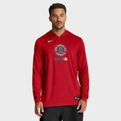 Los Angeles Angels Nike City Connect Dri-FIT Long Sleeve Hooded T-Shirt - Red T-shirts