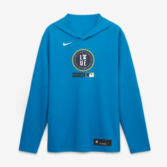 Philadelphia Phillies Nike City Connect Dri-FIT Long Sleeve Hooded T-Shirt - Blue T-shirts