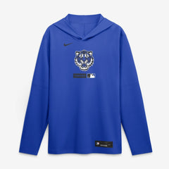 Detroit Tigers Nike City Connect Dri-FIT Long Sleeve Hooded T-Shirt - Royal T-shirts