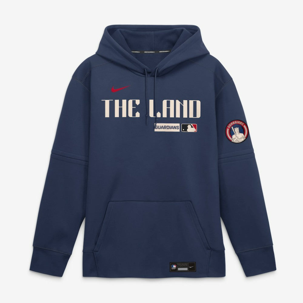 Cleveland Guardians Nike Authentic Collection City Connect Therma-FIT Hoodie - Navy Hoodies